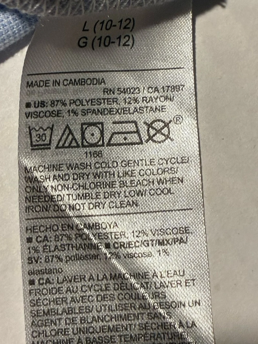 Old Navy Girls' Blue Gingham Tank Dress